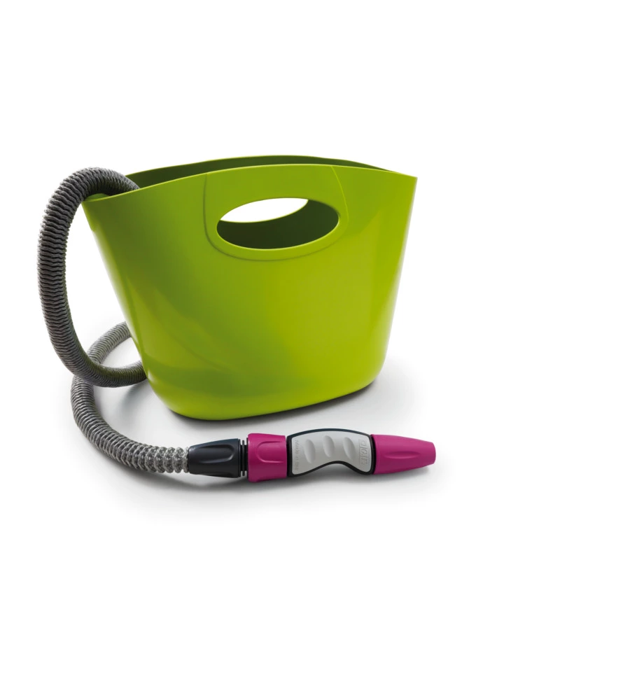 KIT TUBO AUTO ESTENSIBILE G.F. "AQUAPOP" VERDE 15 M